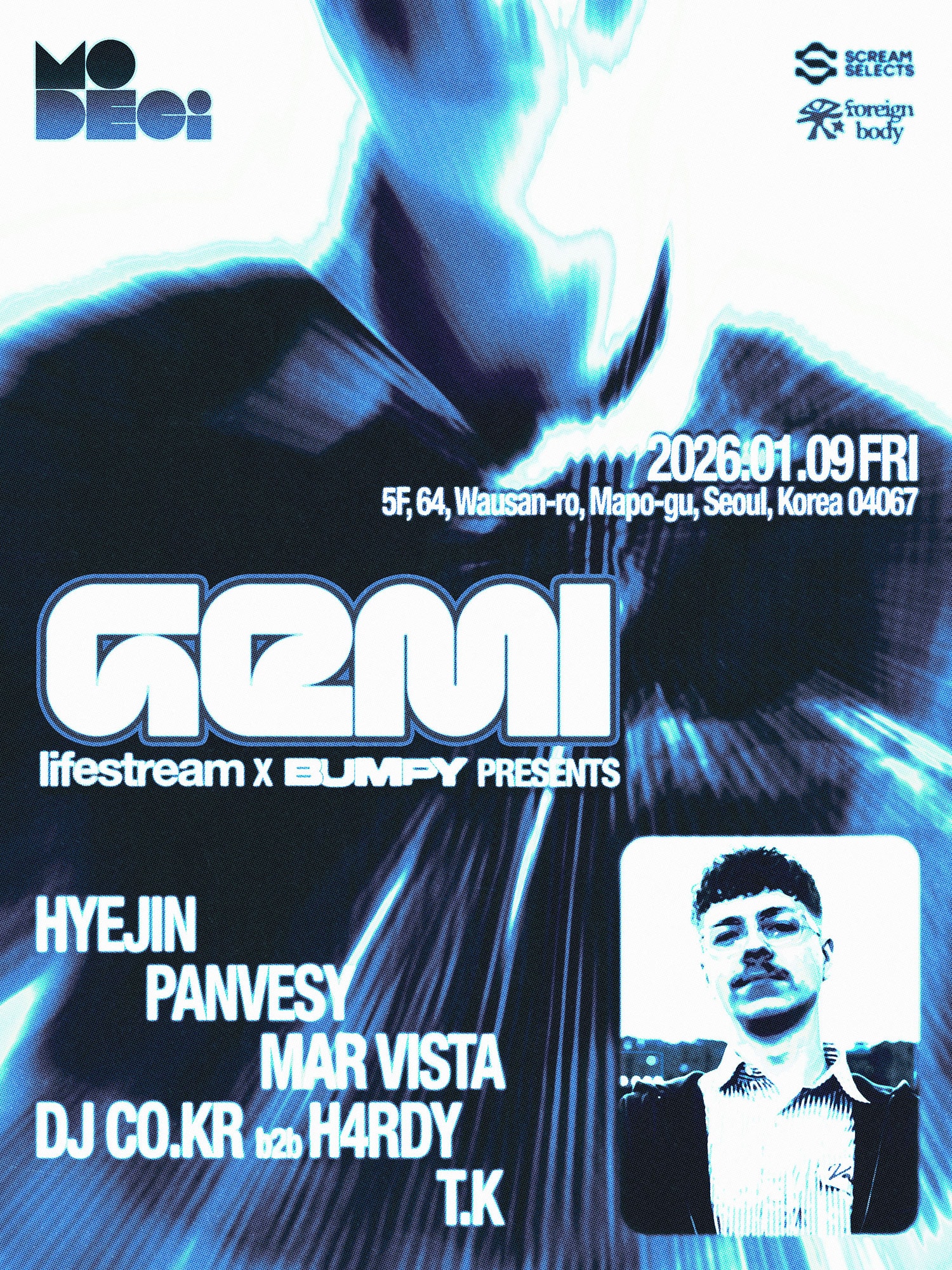 lifestream × BUMPY with GEMI poster