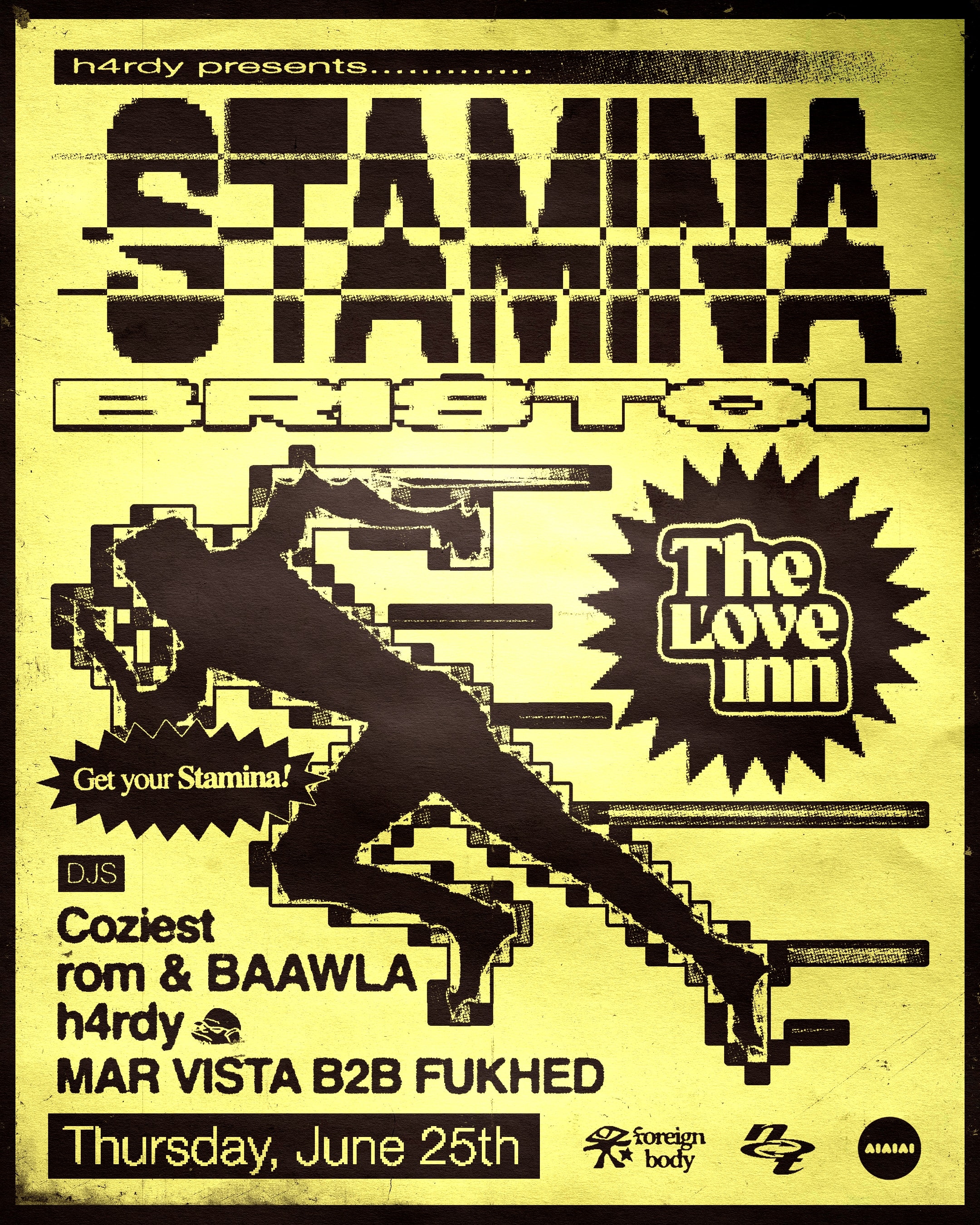 STAMINA Bristol poster
