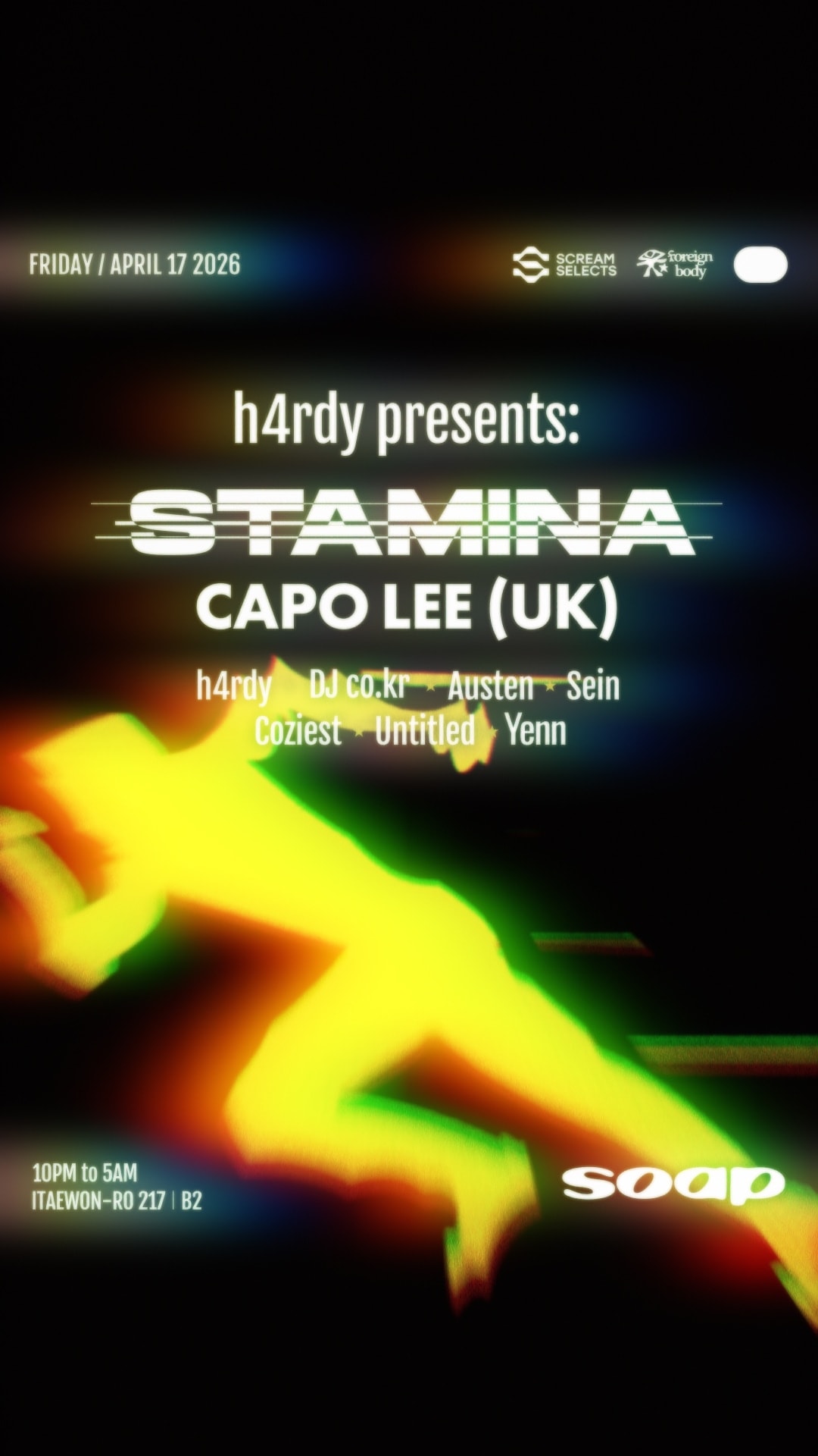STAMINA with Capo Lee poster