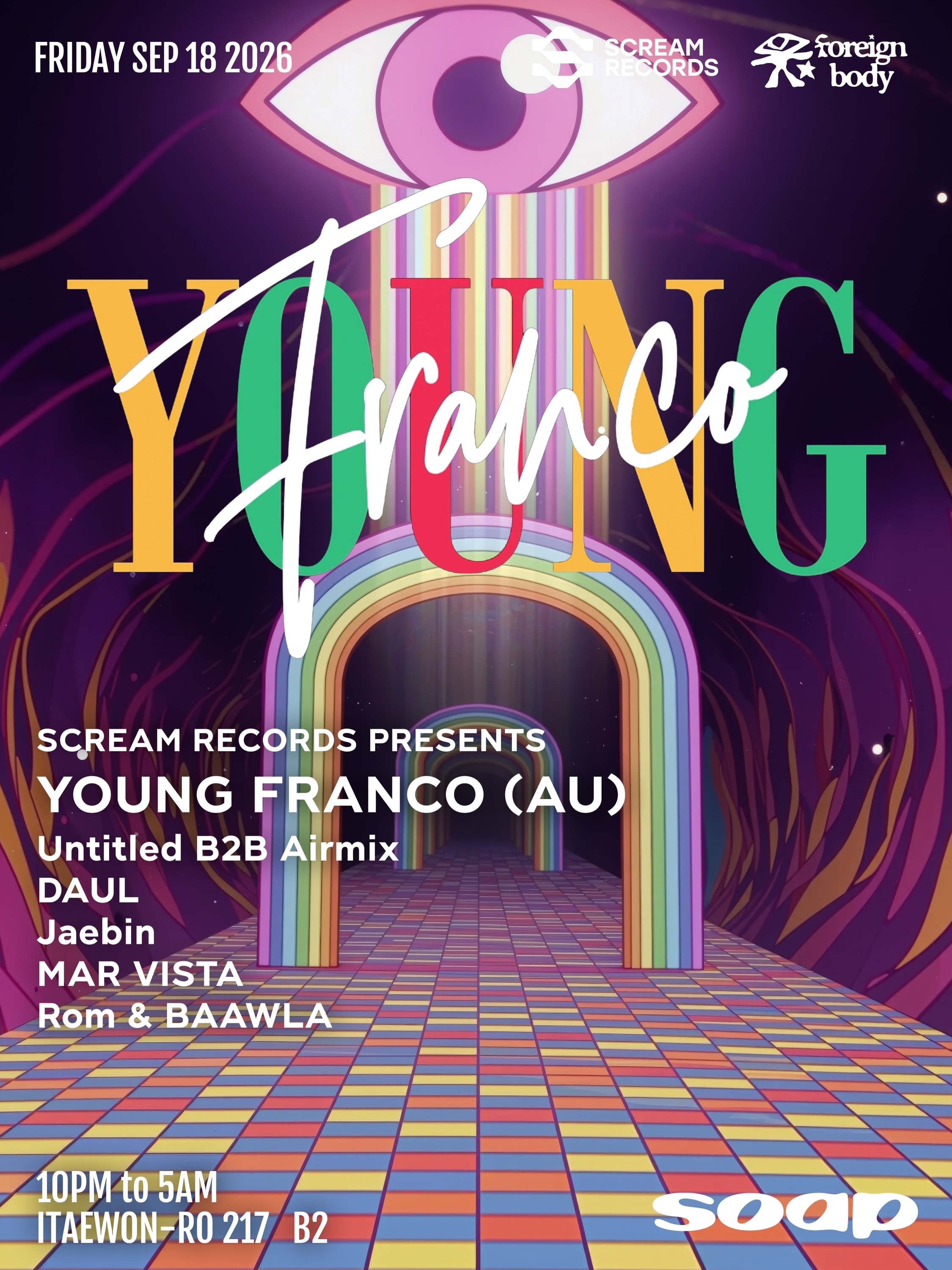 ScreaM presents Young Franco poster